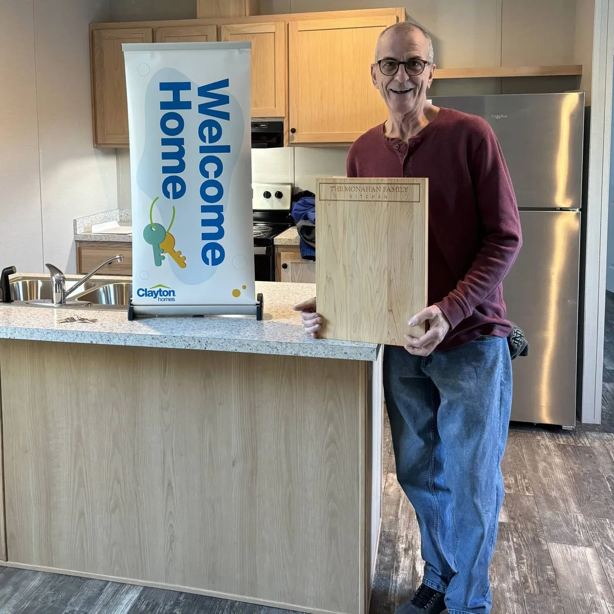 ROBERT M. welcome home image