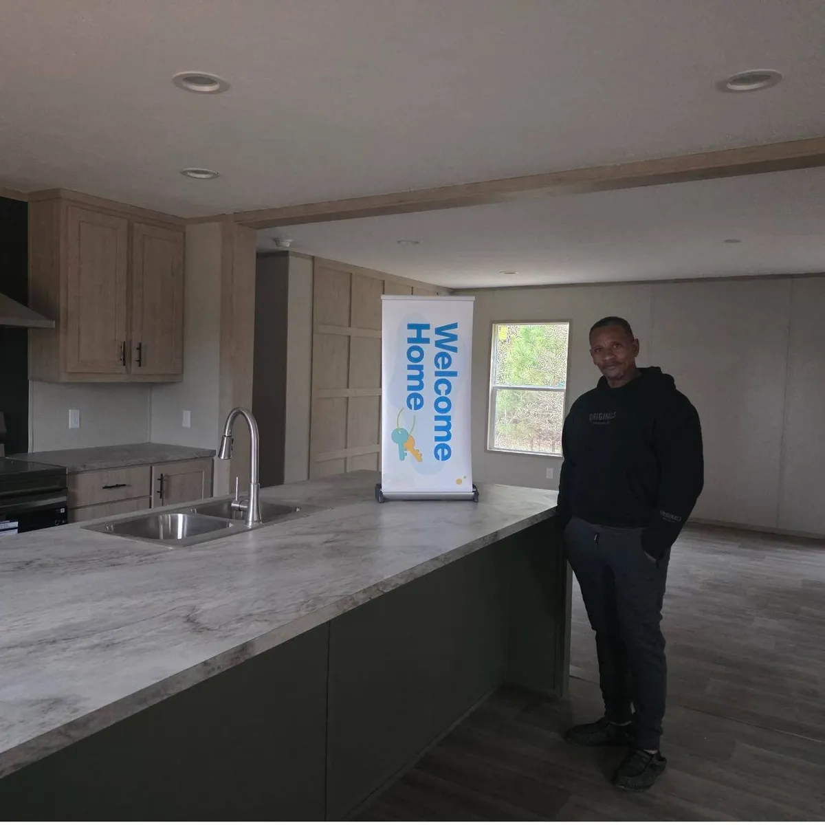 SAMUEL W. welcome home image