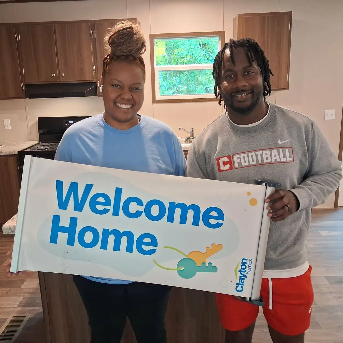 Jamelle B. welcome home image