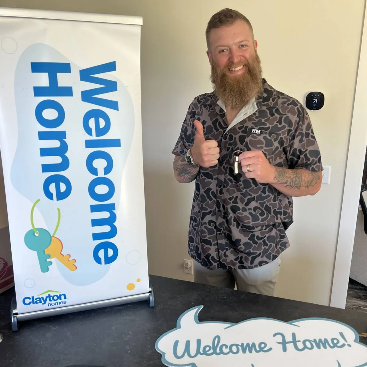 WALTER R. welcome home image