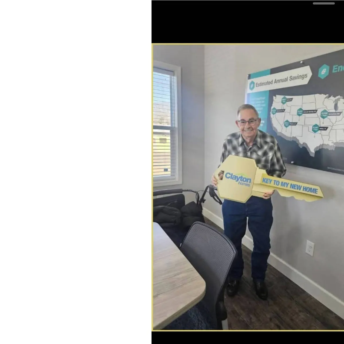 Larry L B. welcome home image