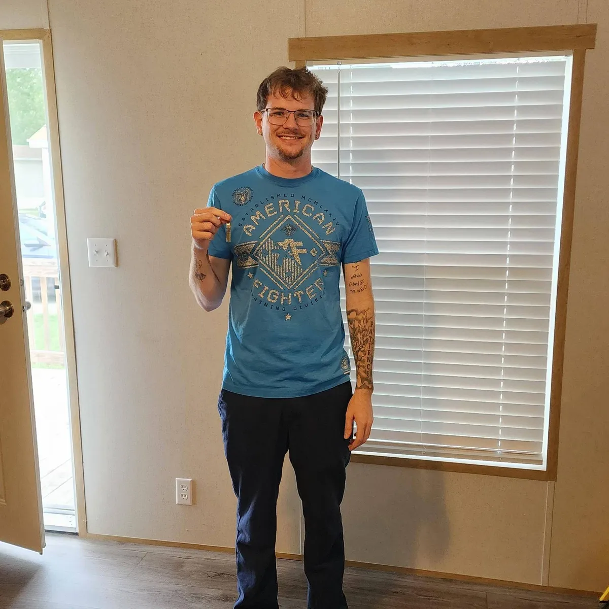 Donald K. welcome home image