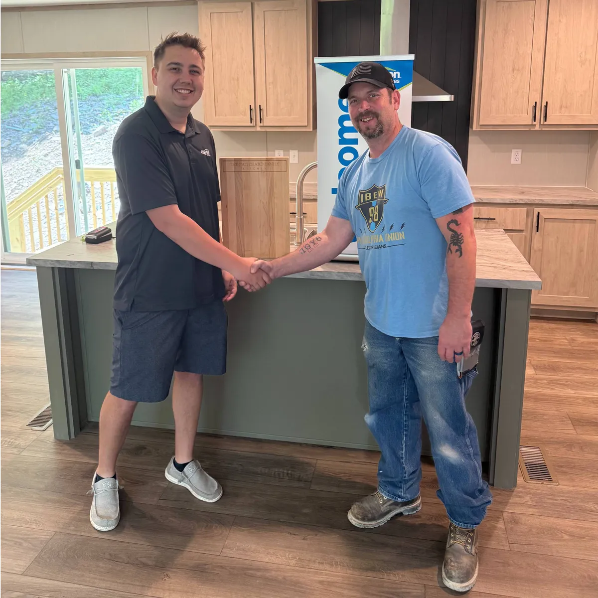 JOHN P. welcome home image