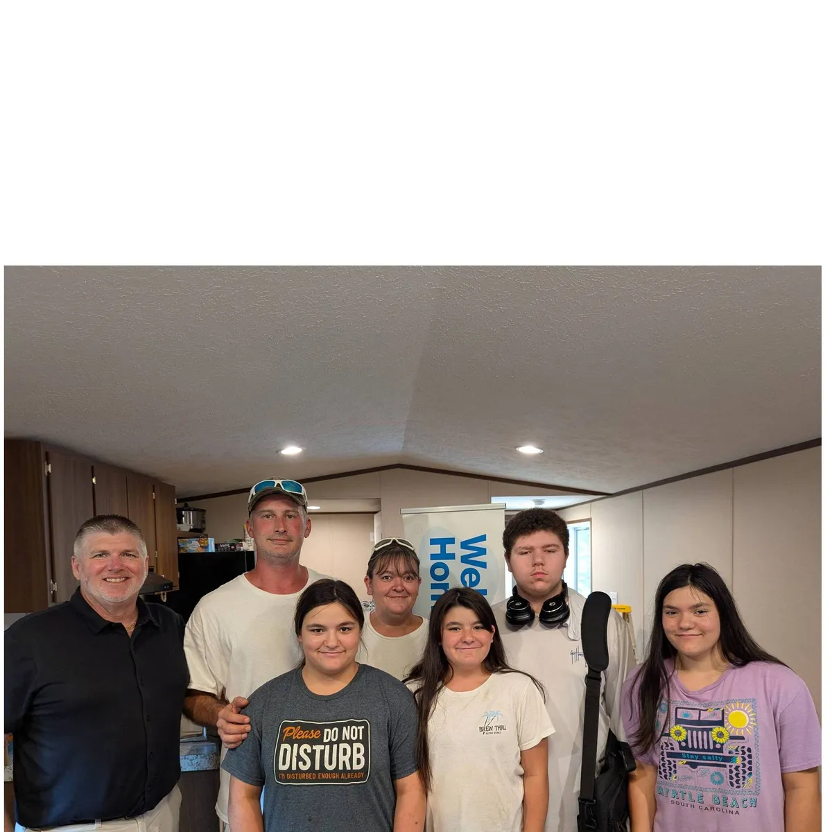 CHARLES C. welcome home image