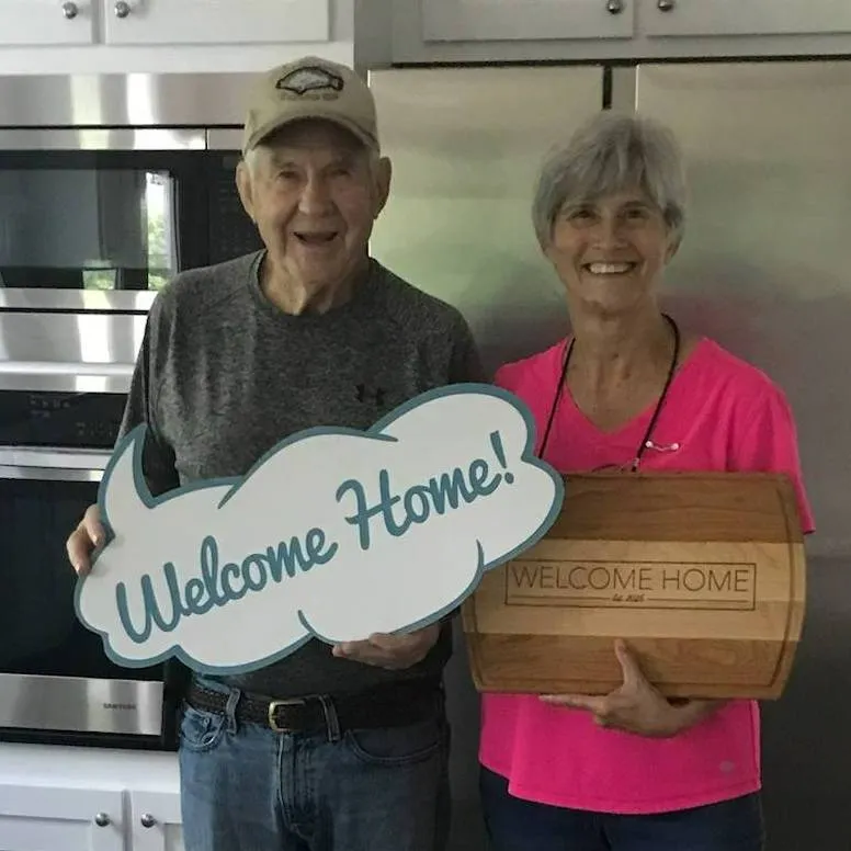 JAMES R. welcome home image
