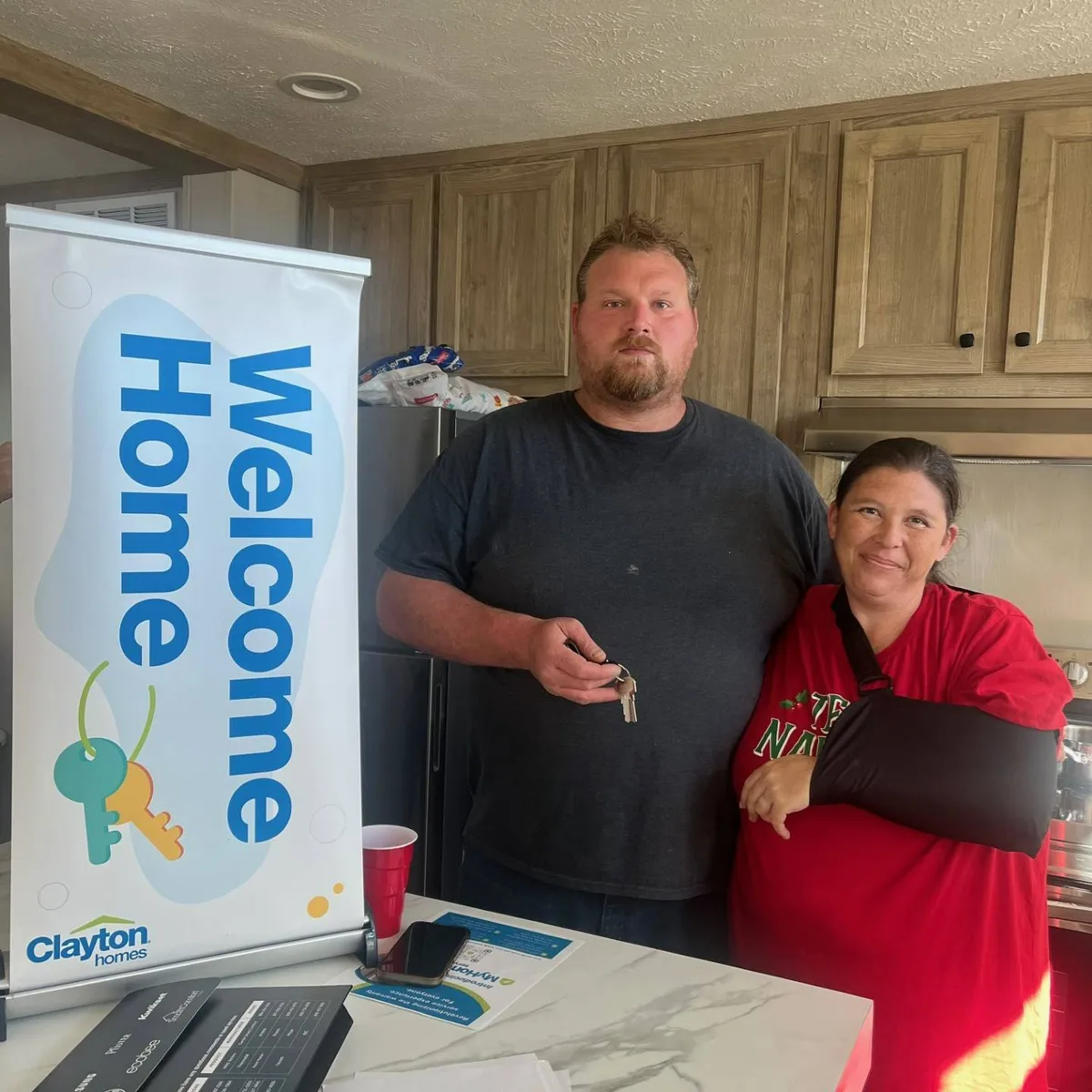 JOHN A. welcome home image