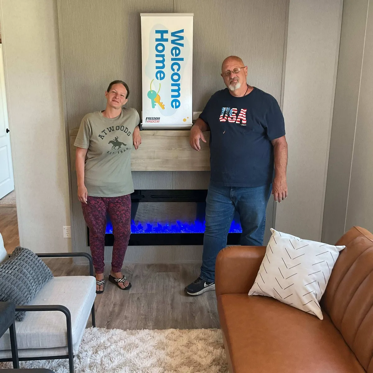CHARLES D. welcome home image
