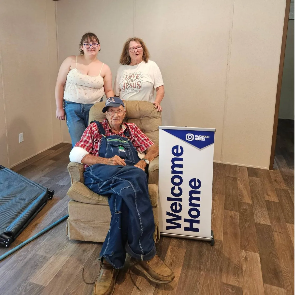 CHARLES M. welcome home image