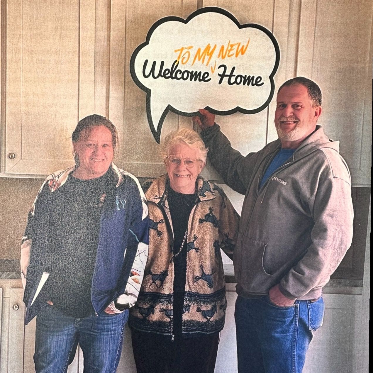 Margaret A. welcome home image