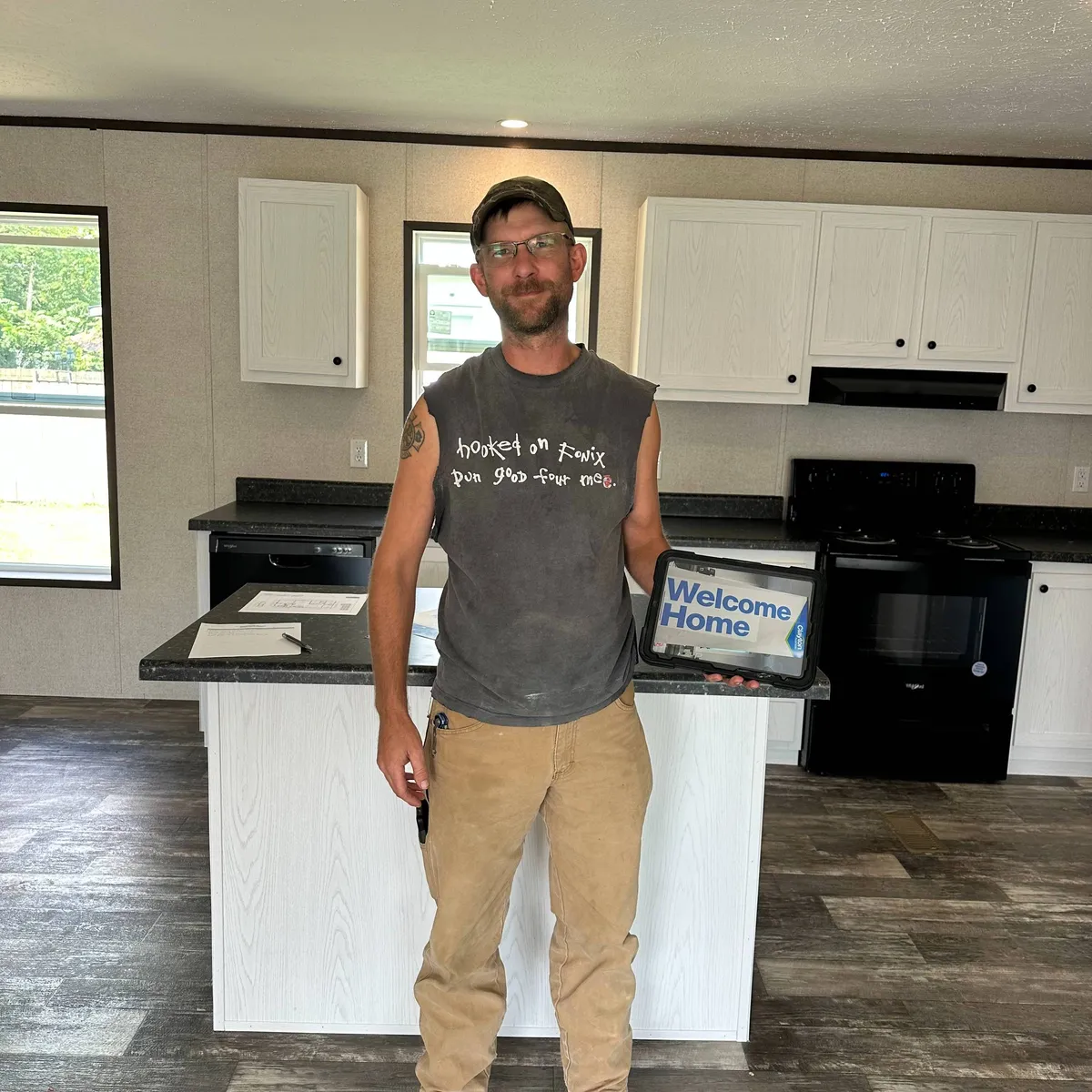 Dusty B. welcome home image