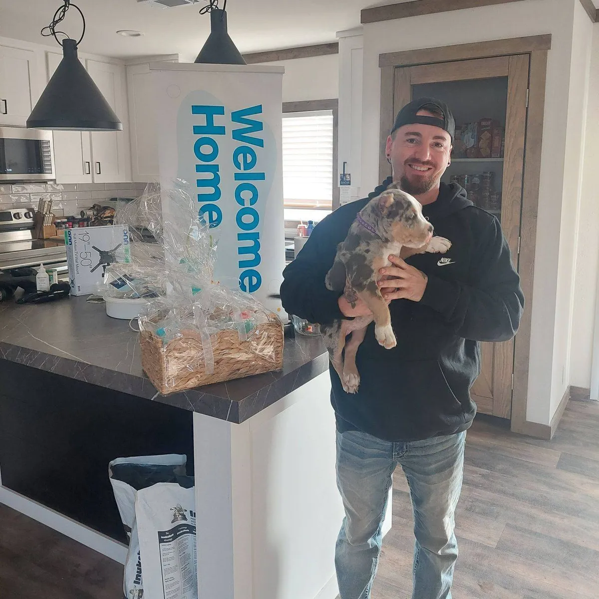 TYLER L. welcome home image