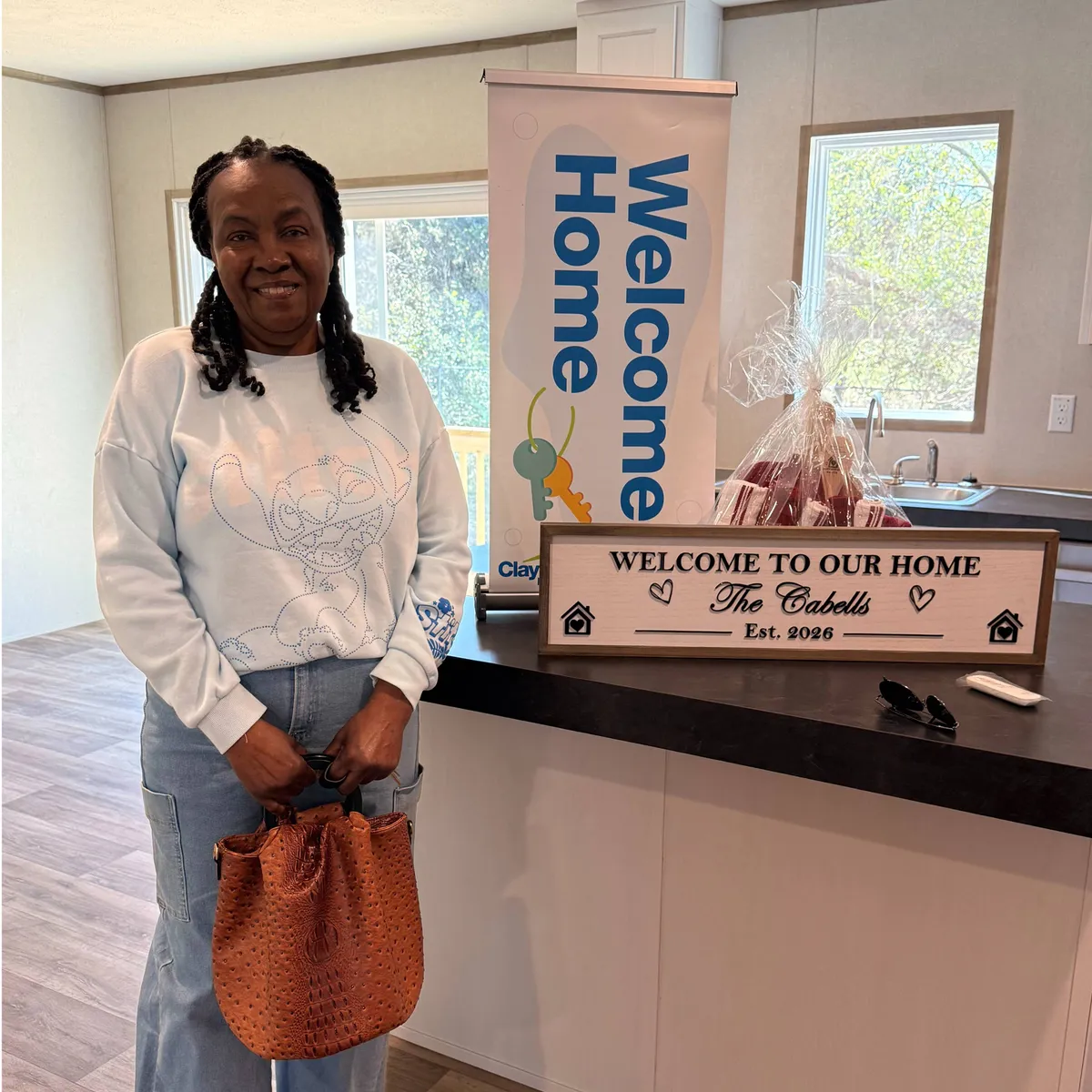 ALBERT C. welcome home image