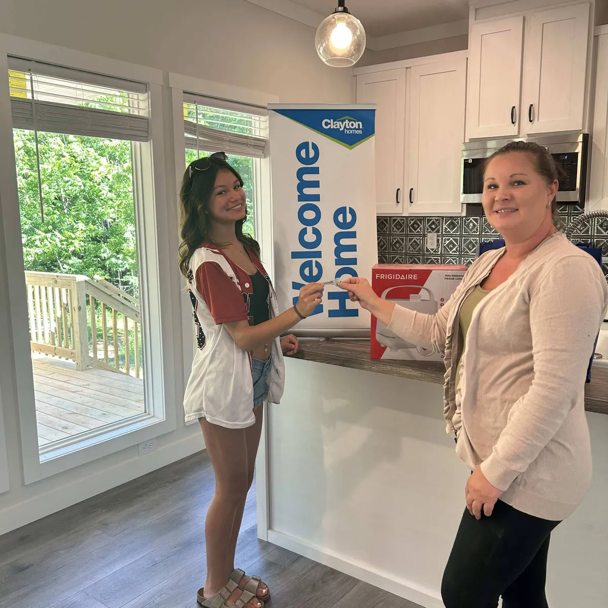 April Michelle R. welcome home image