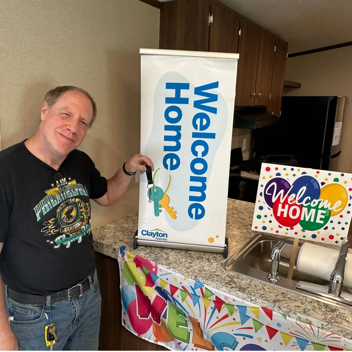 ROBERT C. welcome home image