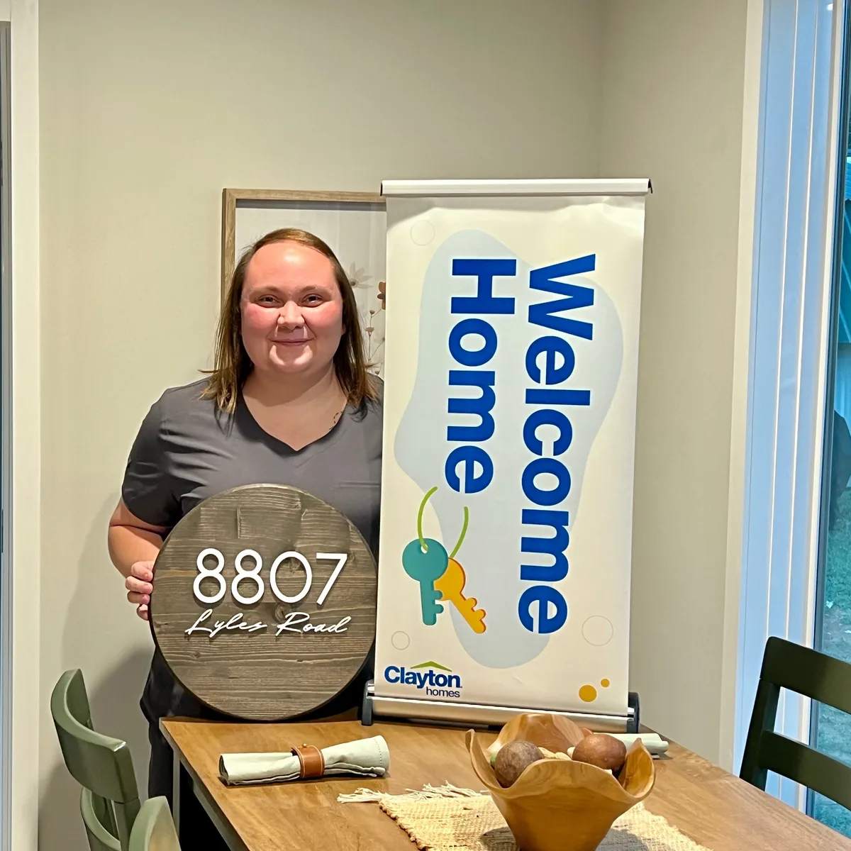 RACHEL T. welcome home image