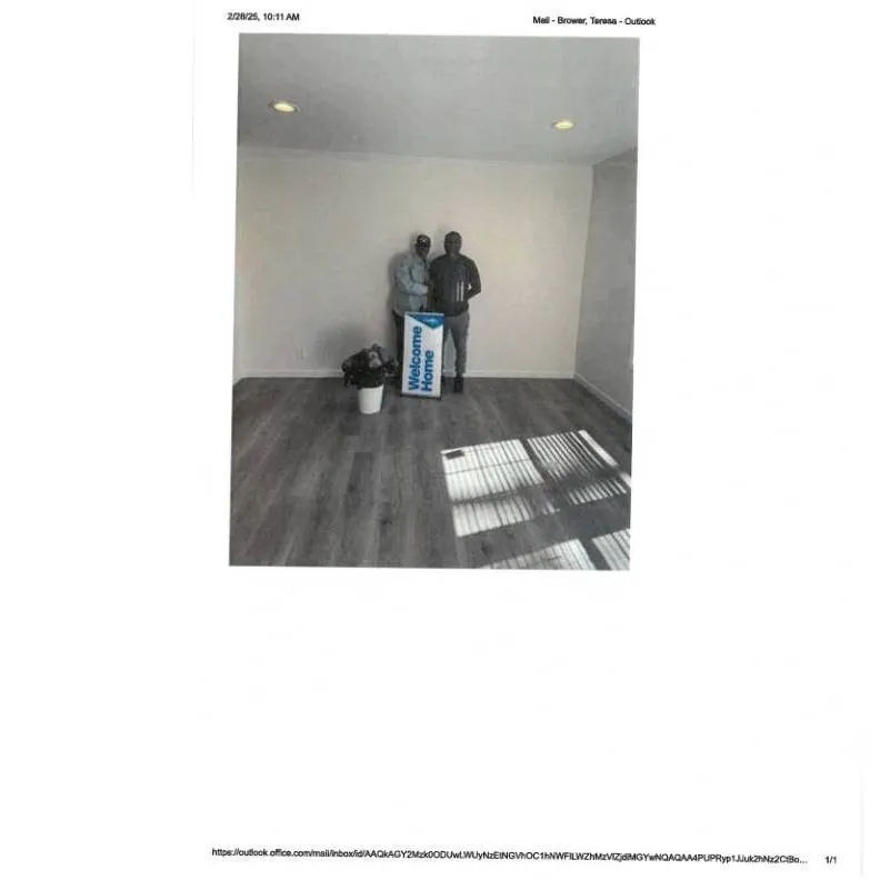 JAMES M. welcome home image