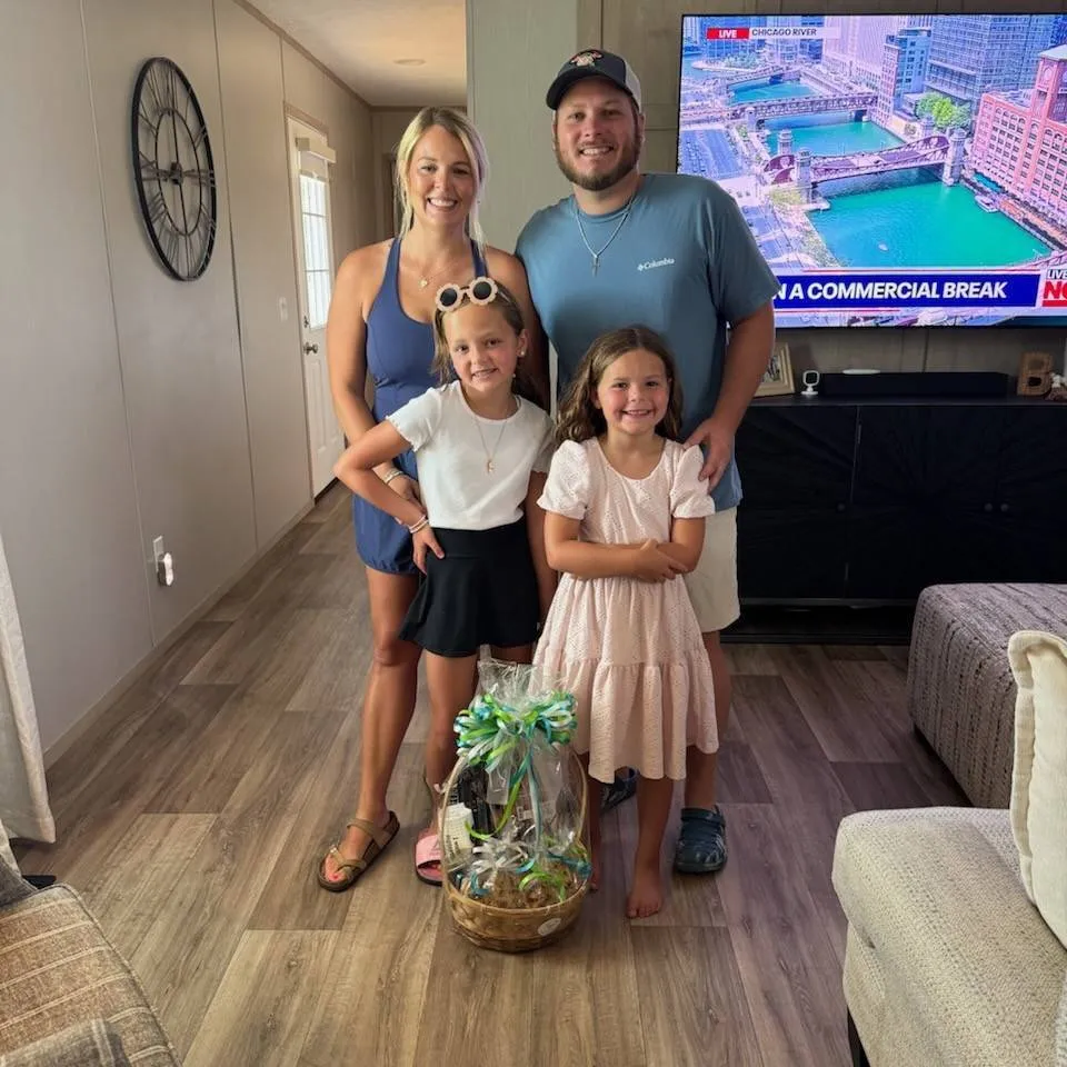 CLAYTON B. welcome home image