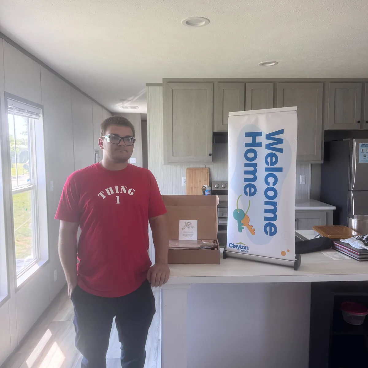 TREVOR N. welcome home image