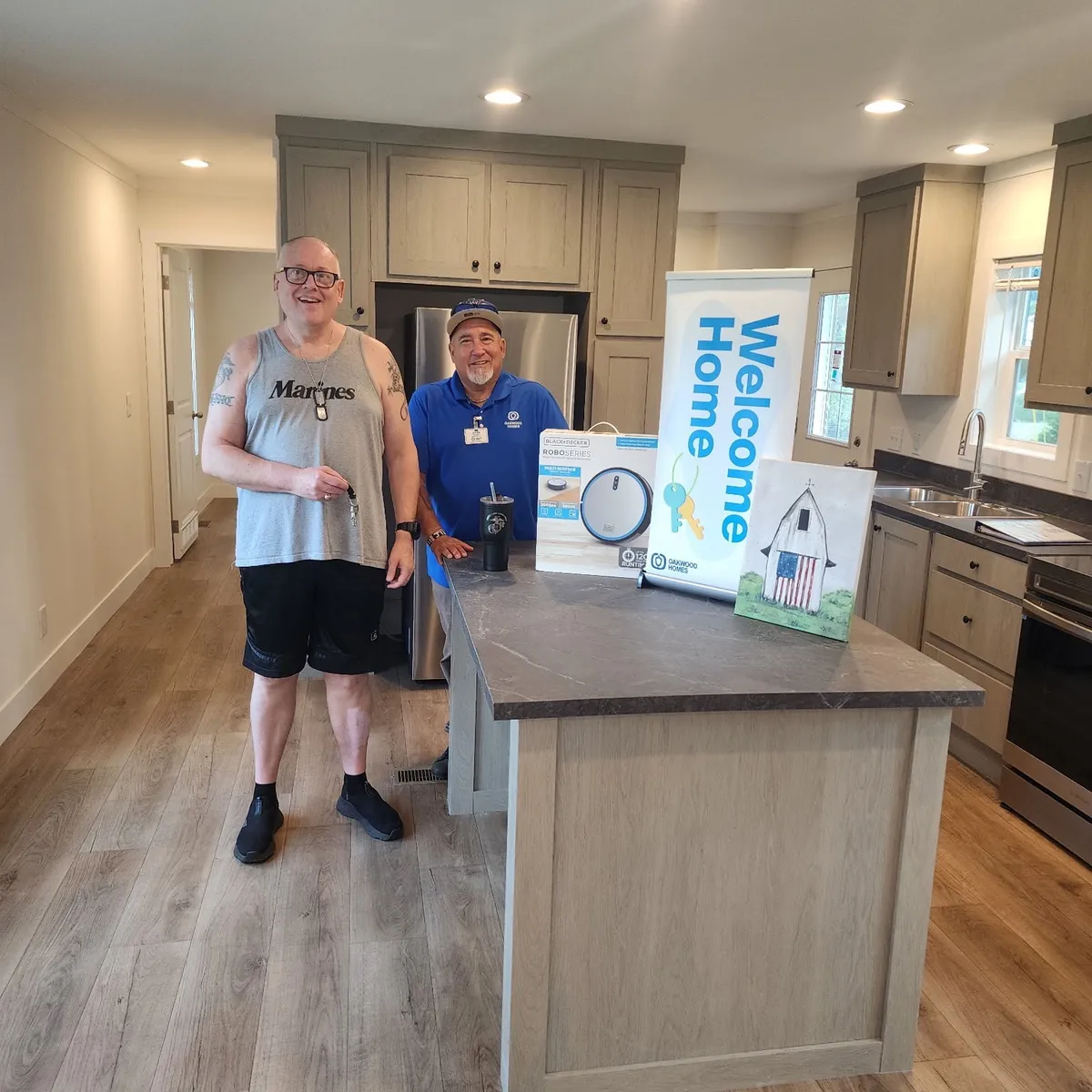KYLE F. welcome home image