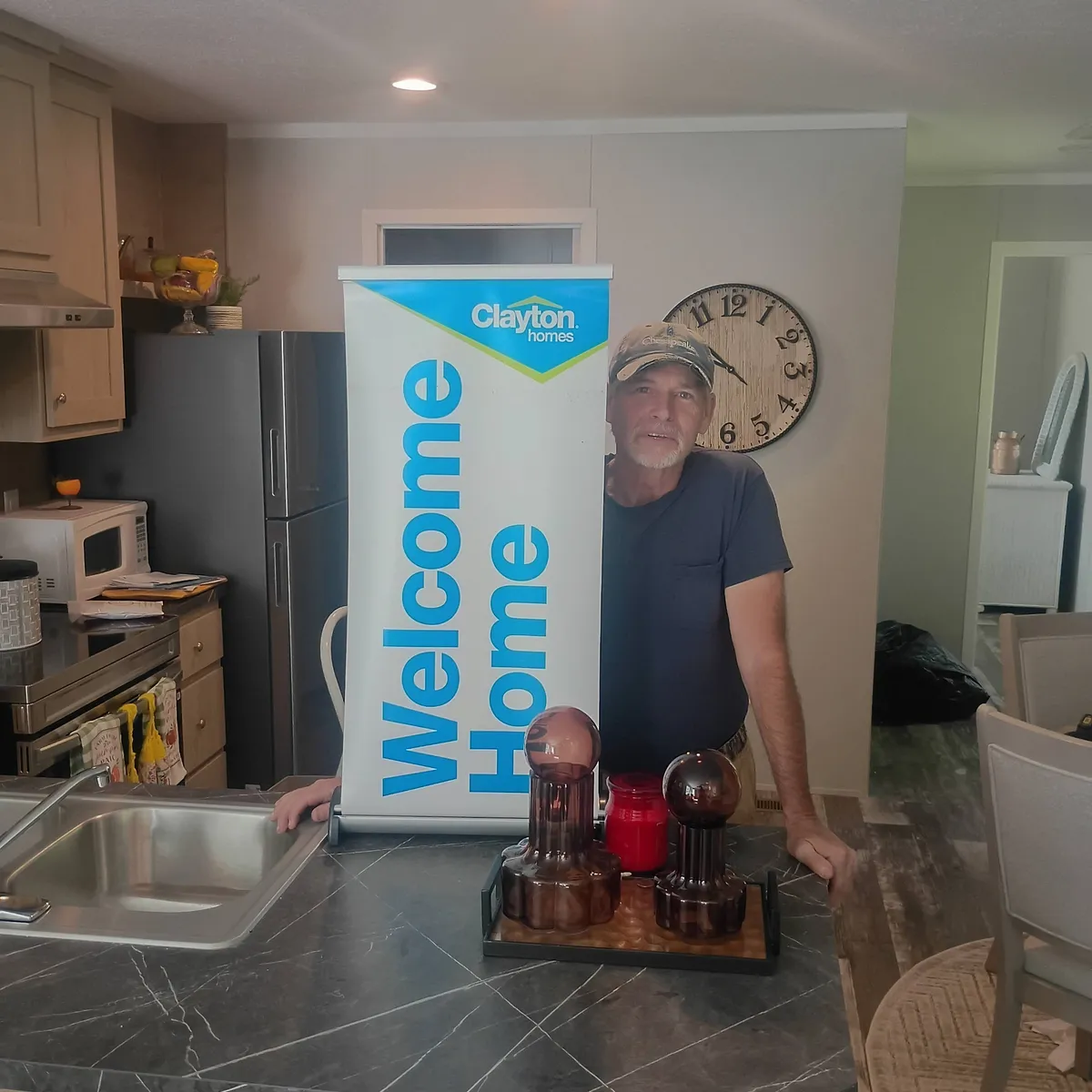 CALVIN B. welcome home image