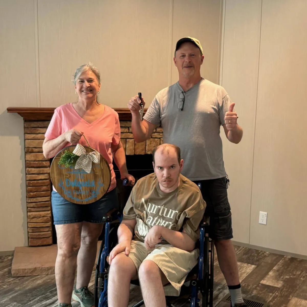 MICHAEL D. welcome home image