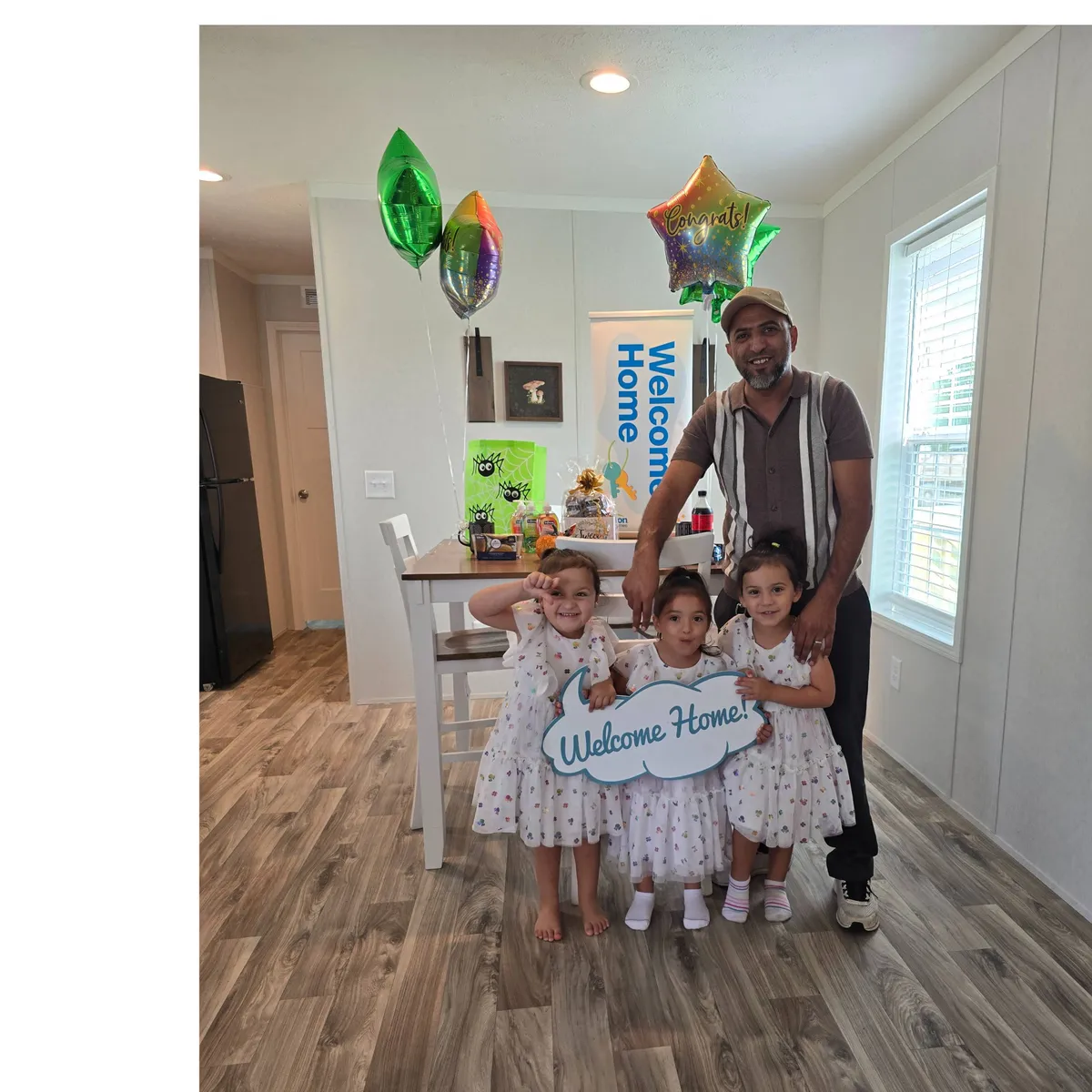 AHMED A. welcome home image