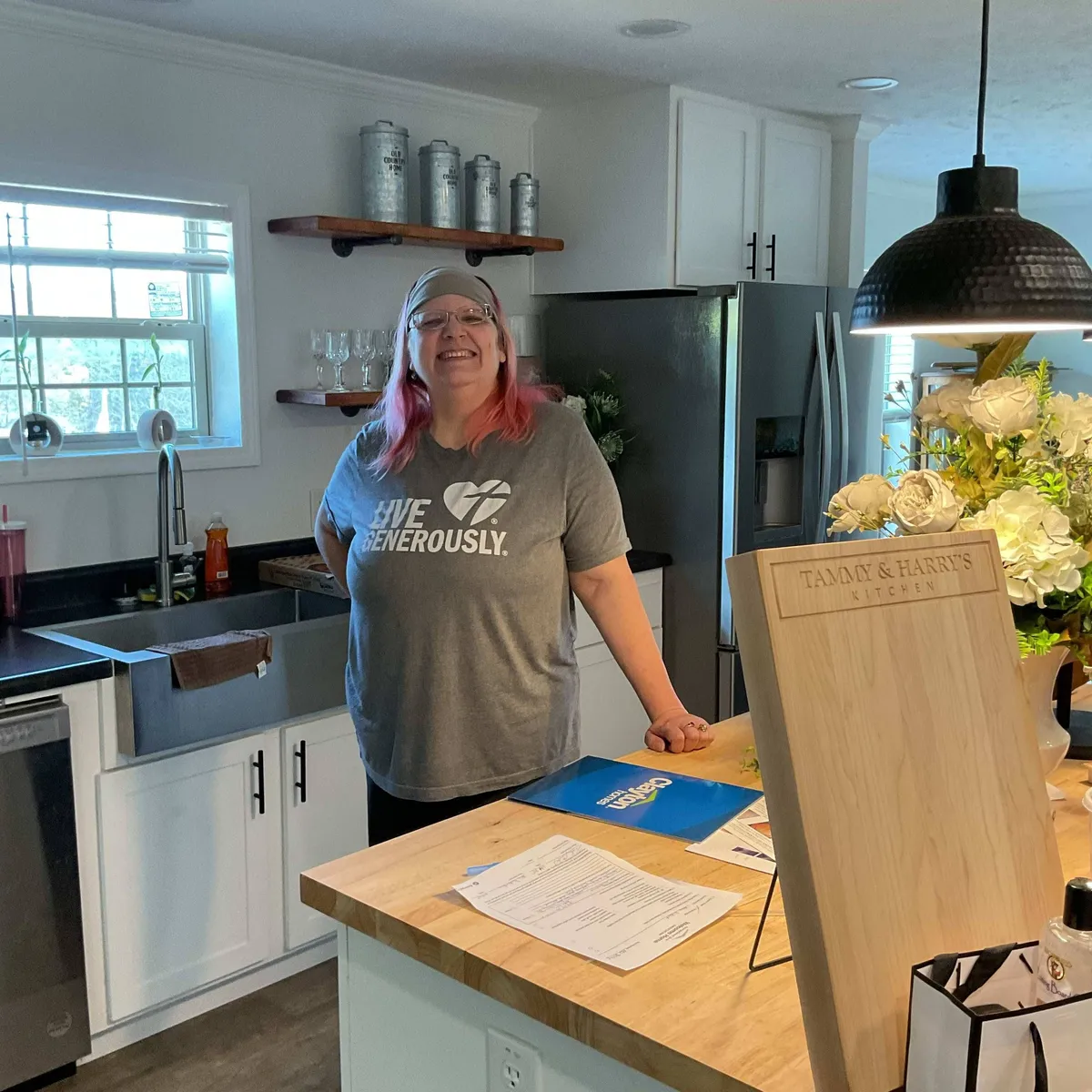 HARRY S. welcome home image