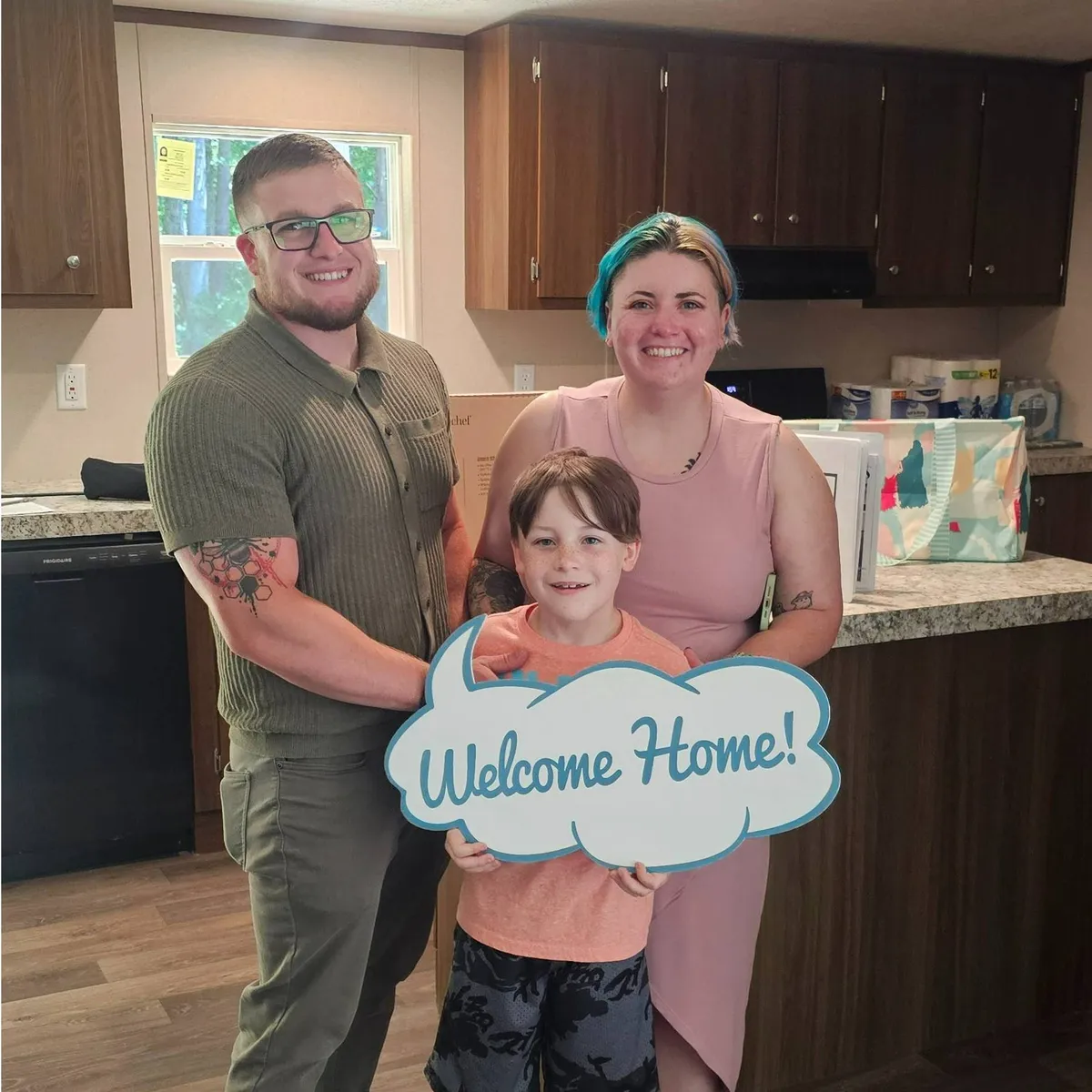 TRAVIS A. welcome home image