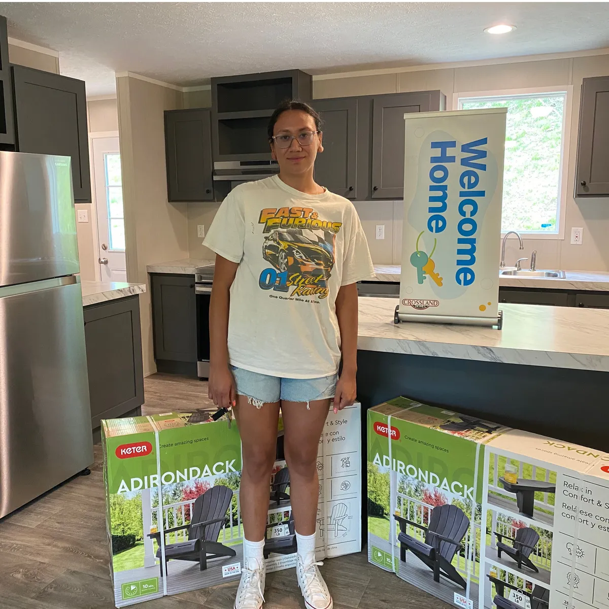 EVELIN B. welcome home image