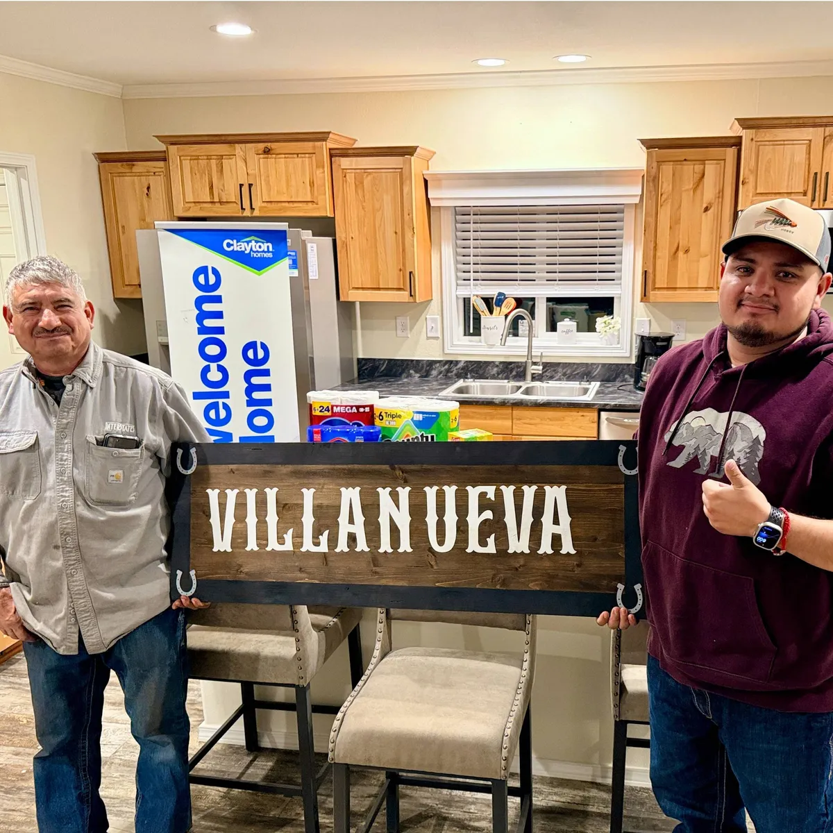 Ernesto V. welcome home image