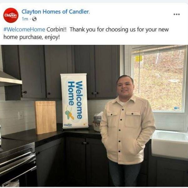 CORBIN L. welcome home image