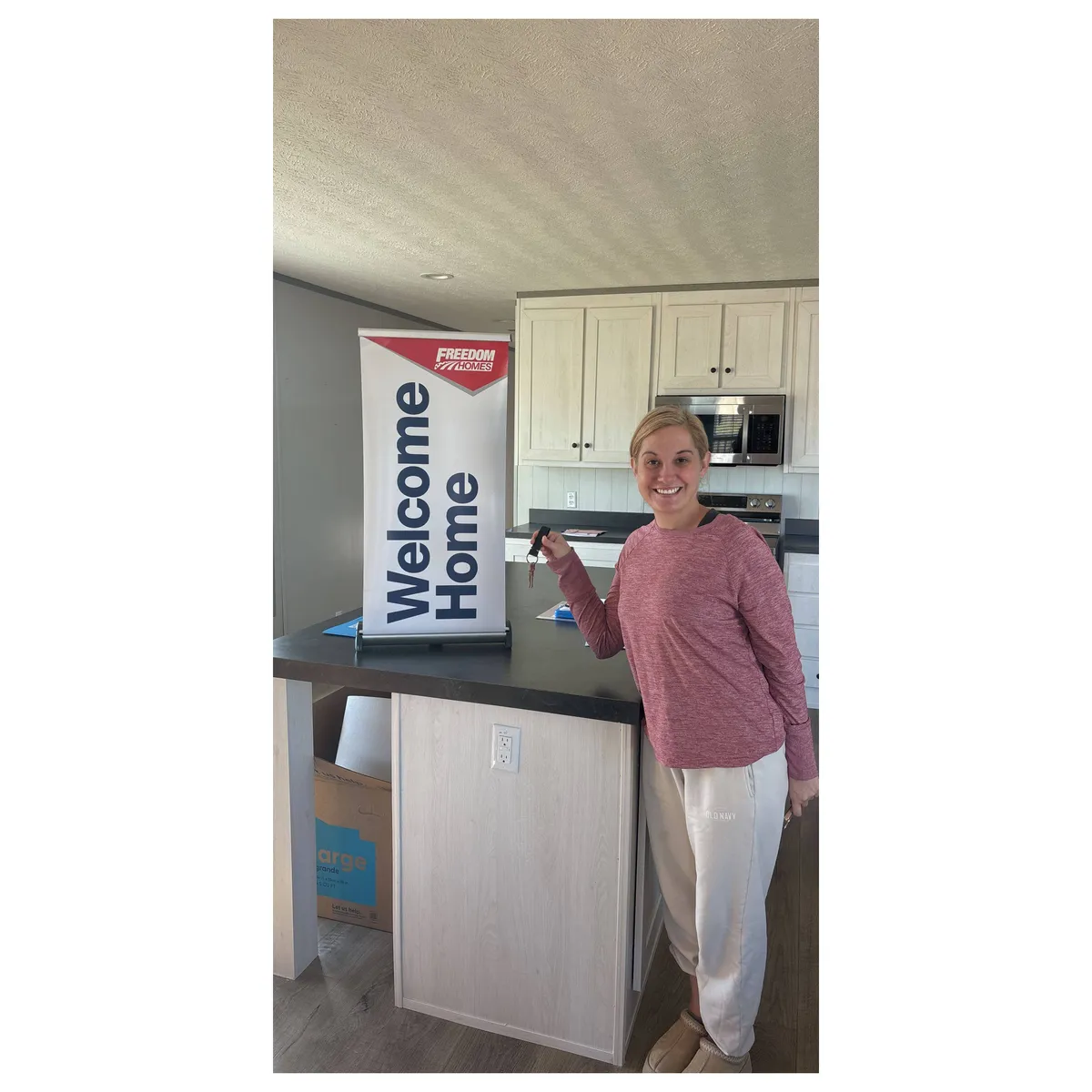 ALAYNA M. welcome home image