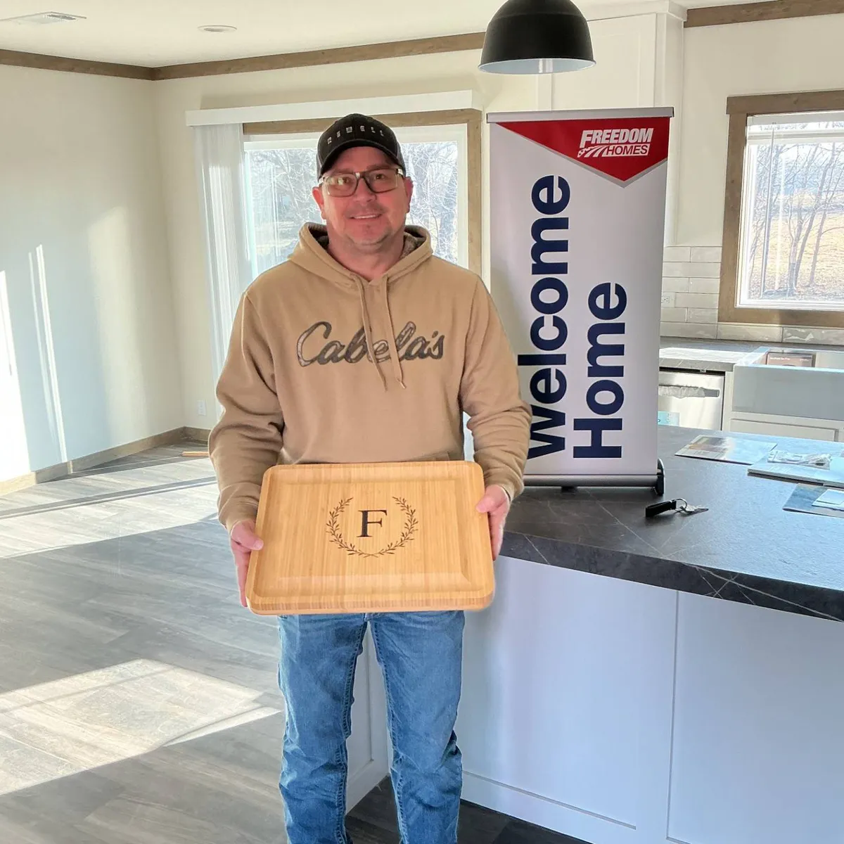 DUSTIN F. welcome home image