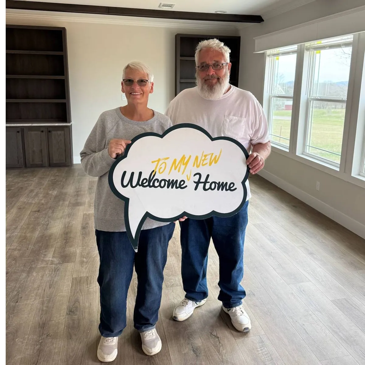 CLARENCE J. welcome home image