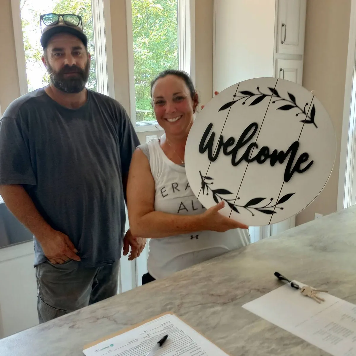 DOUGLAS M. welcome home image