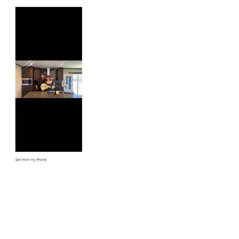 KAYLA M. welcome home image