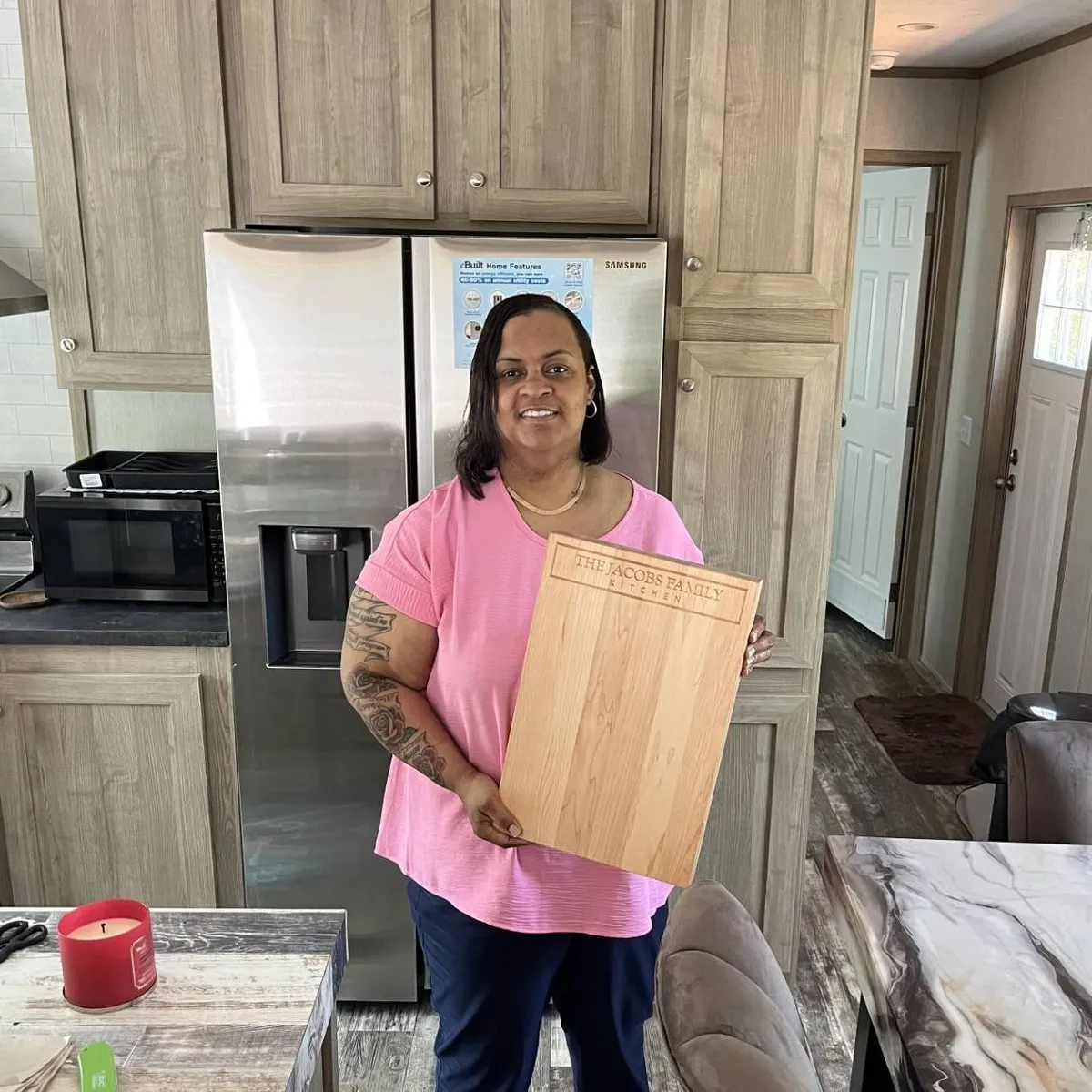 LATESHA J. welcome home image