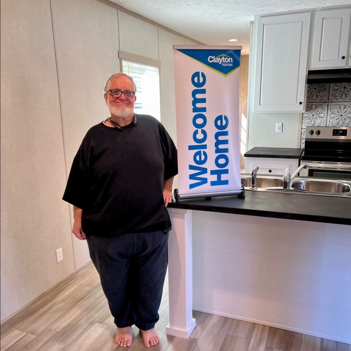 JAMES R. welcome home image