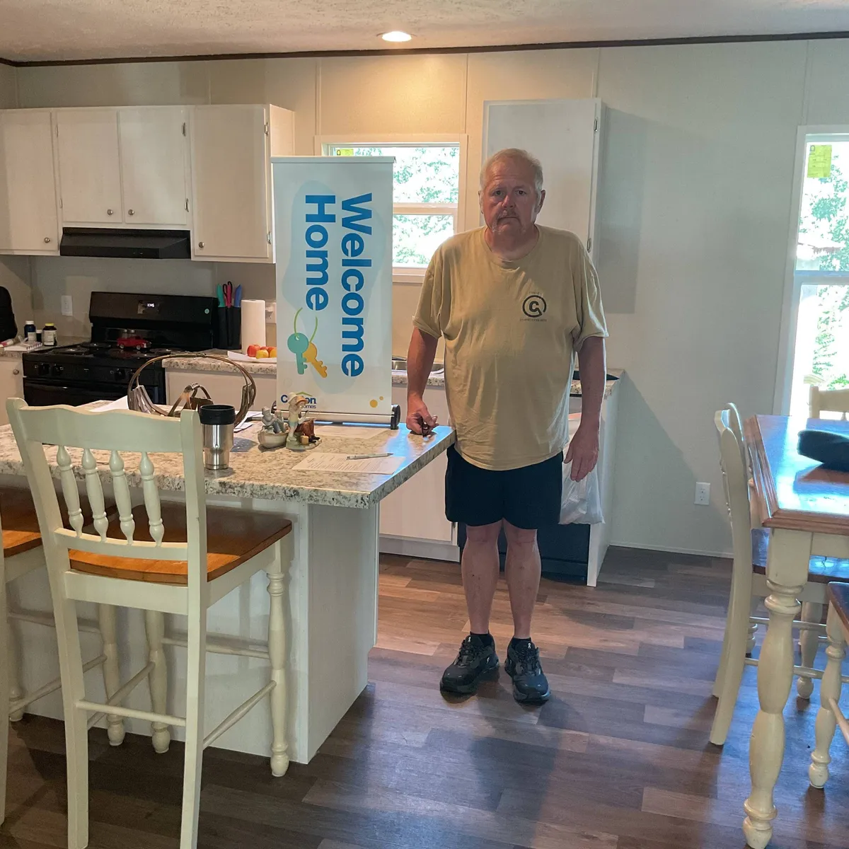 WILLIAM A. welcome home image