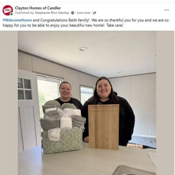 RAMONA B. welcome home image