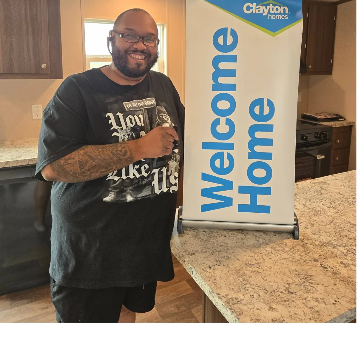 ADRIAN T. welcome home image