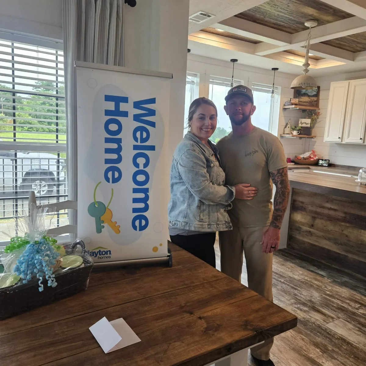 CHARLES A. welcome home image