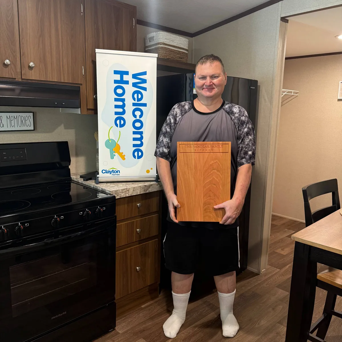 GEORGE B. welcome home image