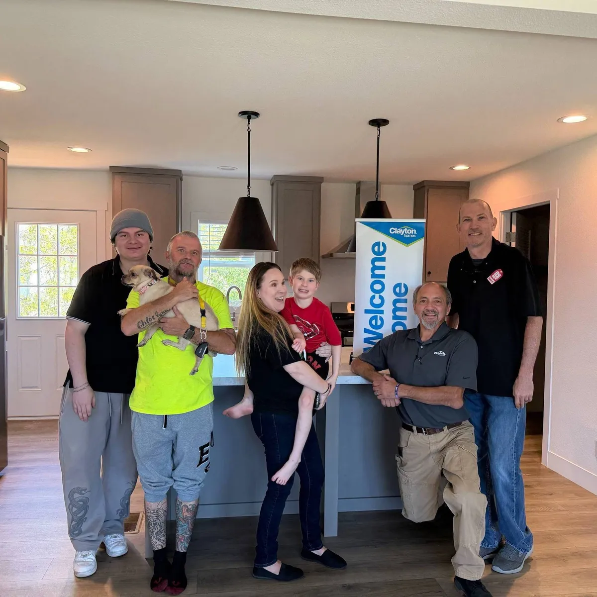 WILLIAM B. welcome home image