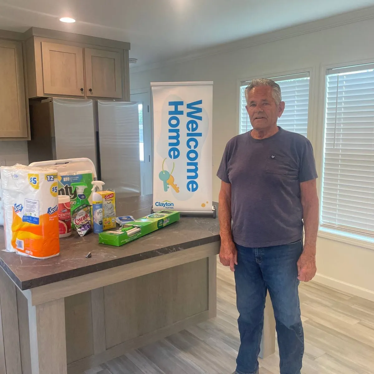 JOHN W. welcome home image