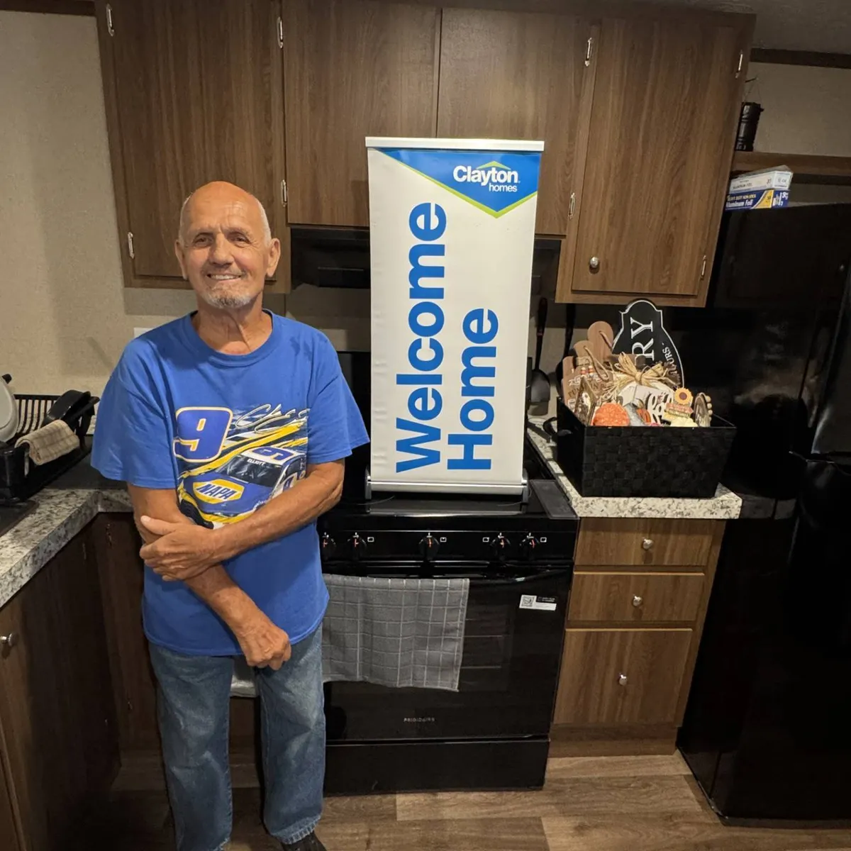 DAVID A. welcome home image
