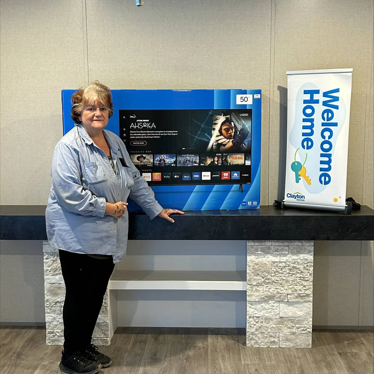 April H. welcome home image