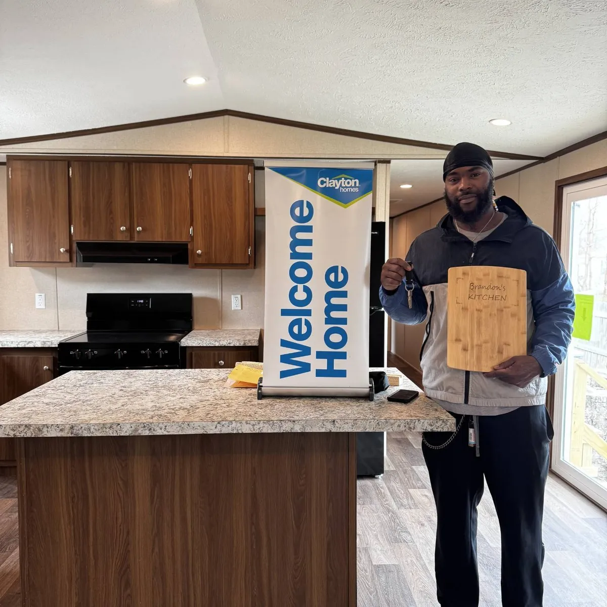 BRANDON A. welcome home image