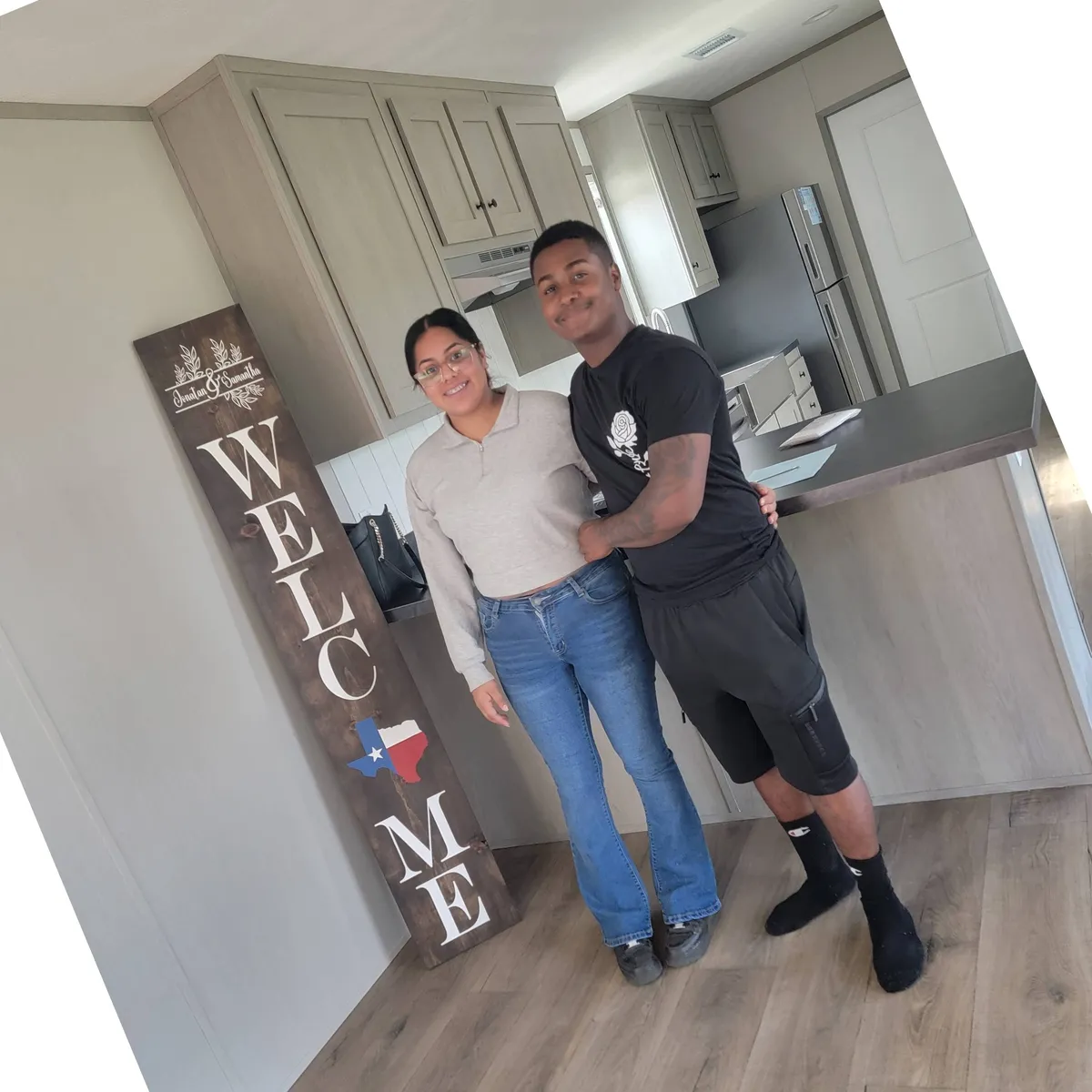 Samantha L. welcome home image