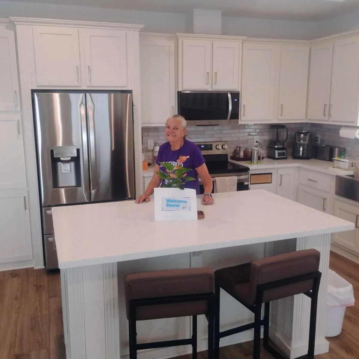 TRUDI M. welcome home image